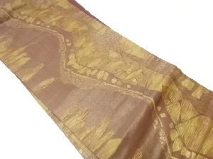 石畳模様織出し名古屋帯